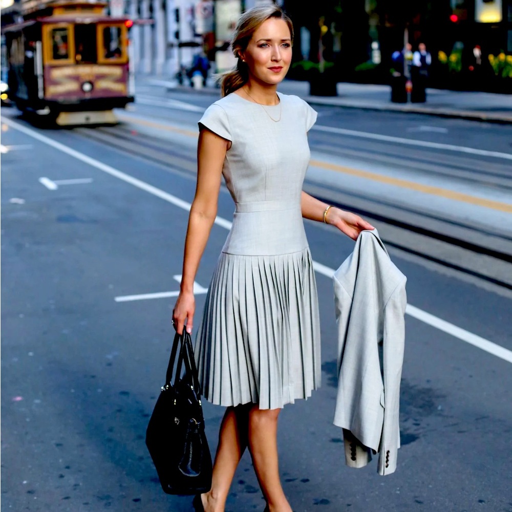 Gray J Crew Dress - as seen on Dress Memorandum! 4